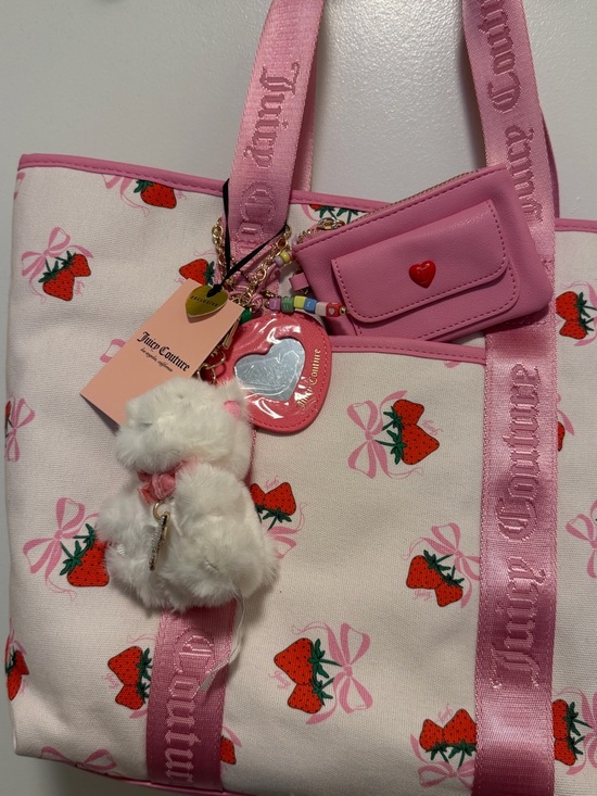 Juicy Couture Handbags - Juicy Couture Retro Strawberry Festival Tote NWT